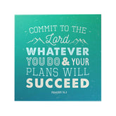Commit to the Lord Decoposter